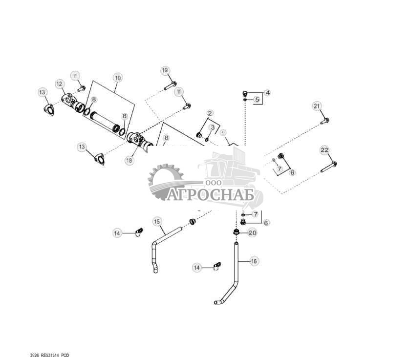 3926 Корпус термостата 